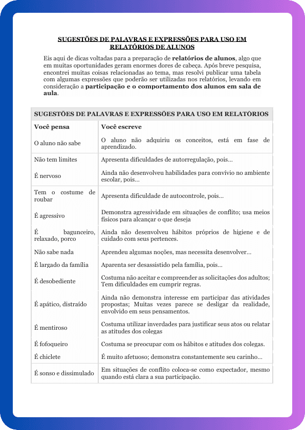 Cover of the 'Banco de Frases' material.