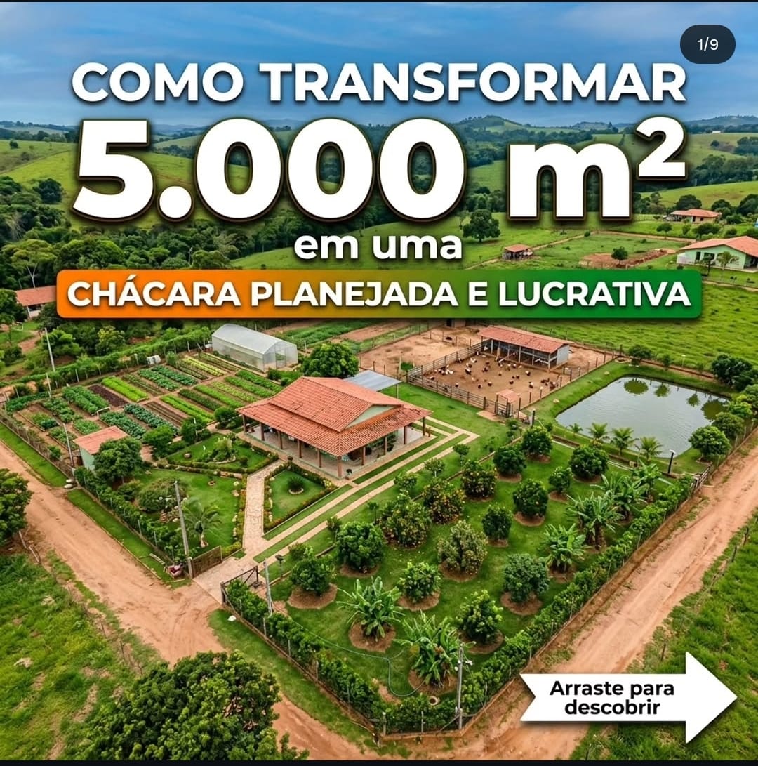 Post sobre como transformar 5.000 m² em uma chácara planejada e lucrativa